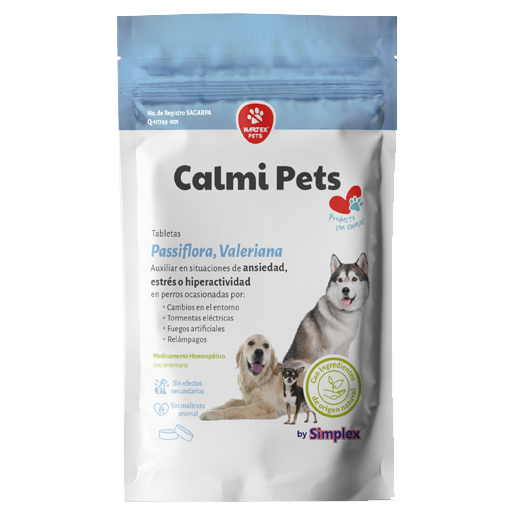 Calmi Pets Tabletas Calmantes Naturales para Perros