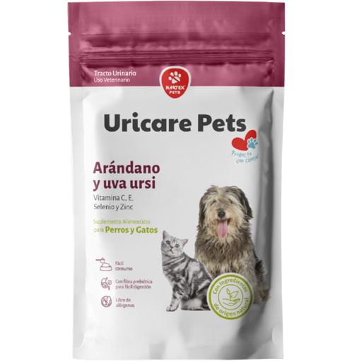 Uricare Pets Suplemento Natural Problemas Urinarios Perros y Gatos